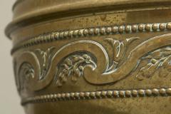 Wonderful Large Cachepot in Patinated Brass Late 19th Century - 4467993