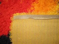 Wonderful Large Size Swedish Rya Rug Mid Century Modern - 1749744