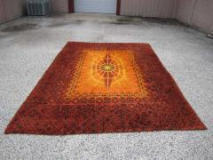 Wonderful Large Size Swedish Rya Rug Mid Century Modern - 1749749