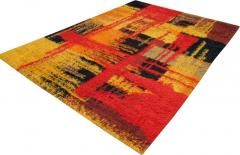 Wonderful Large Size Swedish Rya Rug Mid Century Modern - 1752302
