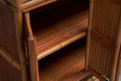 Wonderful Mid Century Cabinet in Bamboo 1960s - 4467981