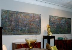 Wonderful Pair Painted Panels - 4118263