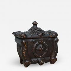 Wonderful Scottish Folk Art Tea Caddy - 1927049