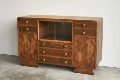 Wonderful Swedish Glazed Art Deco Sideboard in Oak 1940s - 4528632