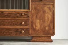 Wonderful Swedish Glazed Art Deco Sideboard in Oak 1940s - 4528638