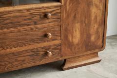 Wonderful Swedish Glazed Art Deco Sideboard in Oak 1940s - 4528669