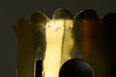 Wonderful Vase in Patinated and Perforated Brass 1920s - 4582272