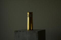 Wonderful Vase in Patinated and Perforated Brass 1920s - 4582285