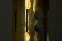 Wonderful Vase in Patinated and Perforated Brass 1920s - 4582340