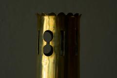 Wonderful Vase in Patinated and Perforated Brass 1920s - 4582344