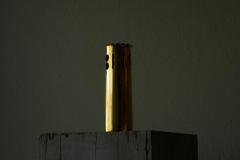 Wonderful Vase in Patinated and Perforated Brass 1920s - 4582347