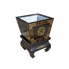 Wood Asian Planter with Stand - 4521916