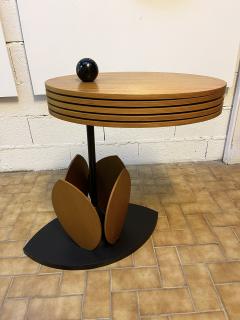 Wood Flower Modular Table Italy 1980s - 2261414