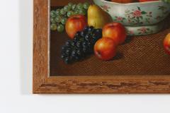 Wood Framed Oil Canvas Still Life Painting - 1347557