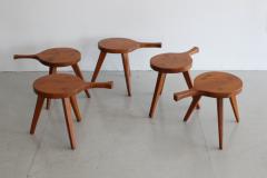 Wood Paddle Stools - 710560