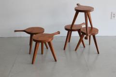 Wood Paddle Stools - 710564