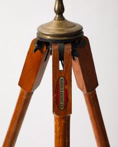 Wood Surveying Tripod Floor Lamp United States c 1950 - 3900225