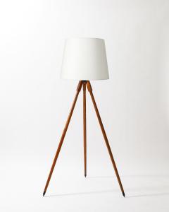 Wood Surveying Tripod Floor Lamp United States c 1950 - 3900235