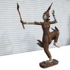 Wood Thai Dancer Statue - 2736806