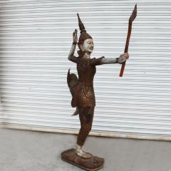 Wood Thai Dancer Statue - 2736812