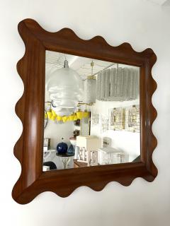 Wood Wave Mirror Italy - 3860147