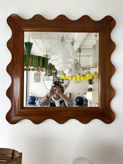 Wood Wave Mirror Italy - 3860156