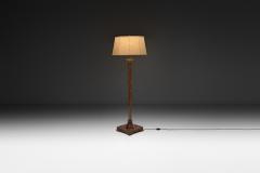 Wood and Bronze Swedish Grace Floor Lamp Sweden ca 1920s - 4807026