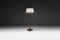 Wood and Bronze Swedish Grace Floor Lamp Sweden ca 1920s - 4807027