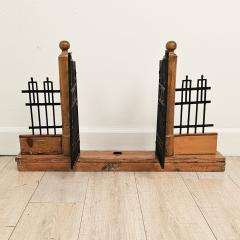 Wood and Iron Belle poque Neoclassical Model of Estate Gate Italy circa 1900 - 3886765