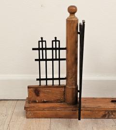 Wood and Iron Belle poque Neoclassical Model of Estate Gate Italy circa 1900 - 3886766