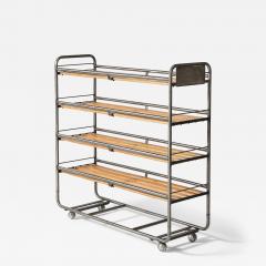 Wood and Metal Bakers Cart - 4210095