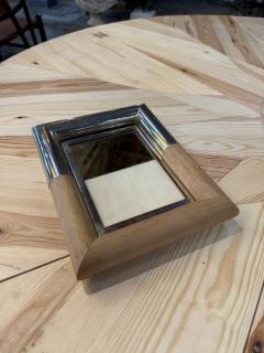 Wood and Silver Plated Table Picture Frame by Paolo Traversi - 4810717
