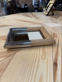 Wood and Silver Plated Table Picture Frame by Paolo Traversi - 4810718