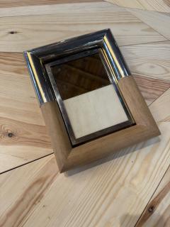 Wood and Silver Plated Table Picture Frame by Paolo Traversi - 4810719