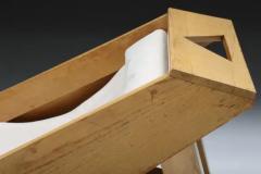 Wooden Architectural Lounge Chairs Italy 1960s - 3499068