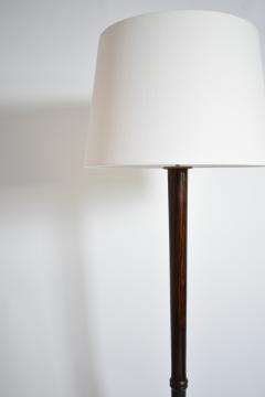 Wooden Art Deco floor lamp 1930s  - 4464417
