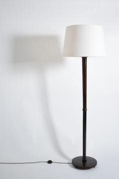 Wooden Art Deco floor lamp 1930s  - 4464418