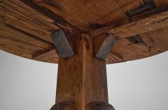 Wooden Dining Table with Carved Leg Europe Mid 20th Century - 4357884