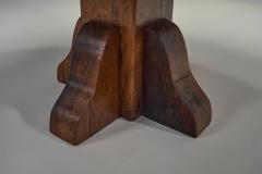 Wooden Dining Table with Carved Leg Europe Mid 20th Century - 4357886