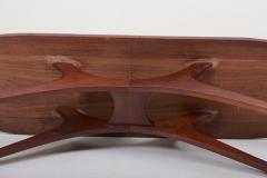 Wooden Studio Coffee Table in the Shape of a Surfboard US 1960s - 1127230