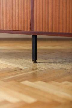 Wooden credenza with modular shelves and doors Italy 1960  - 3360091