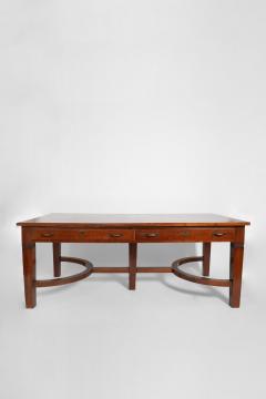 Wooden library table Portugal 1940s - 4535230