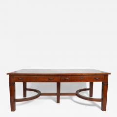 Wooden library table Portugal 1940s  - 4540448