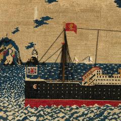 Woolwork picture of the liner RMS LUSITANIA - 797314