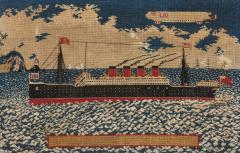 Woolwork picture of the liner RMS LUSITANIA - 800574