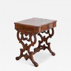 Work Table In Walnut From 1860 With Cherry Inlays Luigi Filippo - 4579118