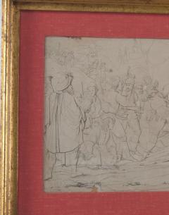 Working Drawing for a Painting of a Historical Scene Italy 18th century - 4048641