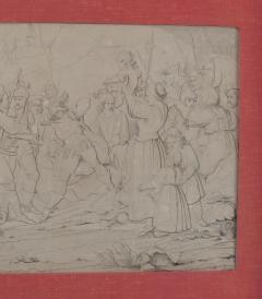 Working Drawing for a Painting of a Historical Scene Italy 18th century - 4048642