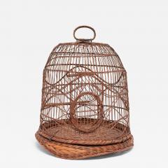 Woven Bamboo Birdcage - 4460116