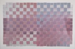 Woven Motif Rice Paper Work Signed P J Swanson 85 - 2104396